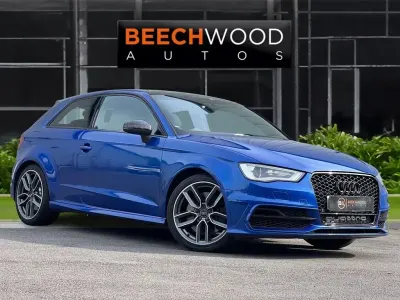 Used Audi S3 Sportback Design 300 HP (220 kW) 2014 Blue Hatchback