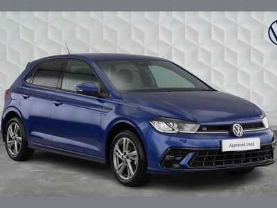Used VW Polo R-line 95 HP (69 kW) 2023 Blue Hatchback