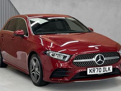 Used Mercedes A180 AMG line 136 HP (100 kW) 2020 Red Hatchback
