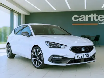 Second-hand Seat Leon FR Sport 150 CP (110 kW) 2023 Alb Hatchback