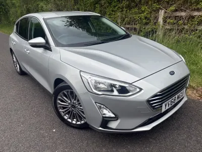 Begagnad Ford Focus Titanium X 125 HK (91 kW) 2019 Silver Halvkombi