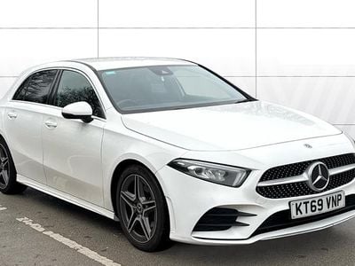 Used Mercedes A200 AMG line 150 HP (110 kW) 2020 White Hatchback