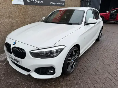 Used BMW 118 M Sport 134 HP (98 kW) 2018 White Hatchback