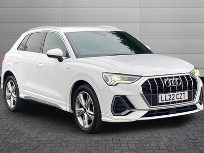 White Used 2022 Audi Q3 S-Line SUV | £23,495 (Good price)