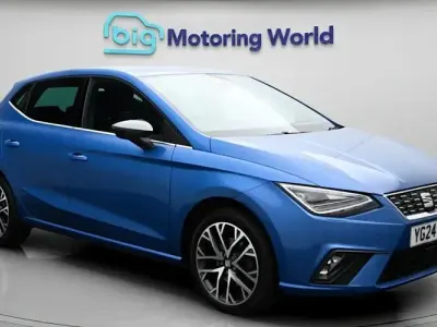 Begagnad Seat Ibiza XCELLENCE 110 HK (80 kW) 2023 Blå Halvkombi