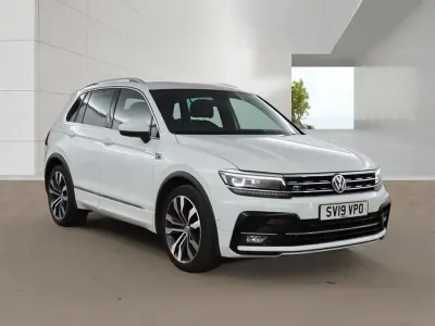 Used VW Tiguan R-line 150 HP (110 kW) 2019 White SUV