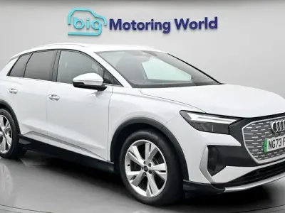 Used Audi Q4 e-tron S-Line 150 kW (204 HP) 2023 White SUV
