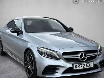 Used Mercedes C43 AMG Premium Plus 390 HP (286 kW) 2023 Silver Coupe