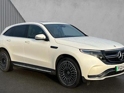 White Used 2021 Mercedes EQC400 AMG Line Premium SUV | £22,480 (Fair price)