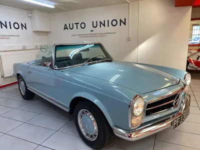 Used Mercedes SL280 170 HP (125 kW) 2021 Blue Cabriolet