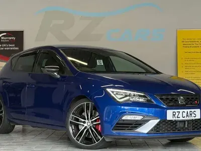 Used Seat Leon CUPRA 300 HP (220 kW) 2017 Blue Hatchback