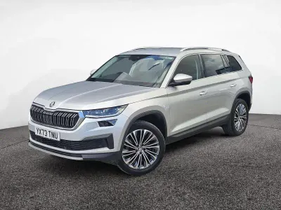 Used Skoda Kodiaq SE L Executive 110 HP (80 kW) 2023 Brilliant silver SUV