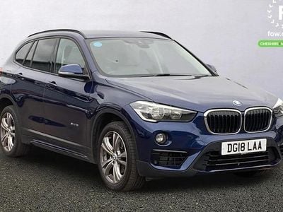 Used BMW X1 Sport Line 140 HP (102 kW) 2018 Blue SUV