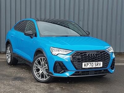Begagnad Audi Q3 Advanced 230 HK (169 kW) 2020 Blå SUV