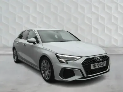 Used Audi A3 S-Line 147 HP (108 kW) 2020 White Sedan