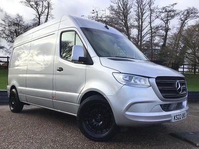 Begagnad Mercedes Sprinter Premium 2022 Silver Van