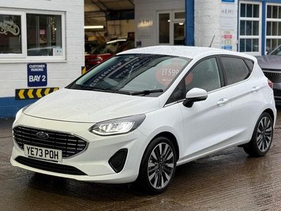 Frozen white Used 2023 Ford Fiesta Titanium X Hatchback | £15,995 (Fair price)