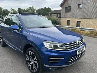 Used VW Touareg R-line 262 HP (192 kW) 2016 Blue SUV