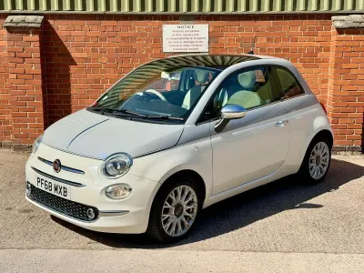 Used Fiat 500 Collezione 2018 White Hatchback