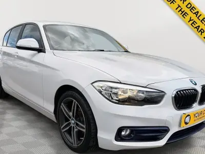 Used BMW 118 Sport Line 136 HP (100 kW) 2017 White Hatchback