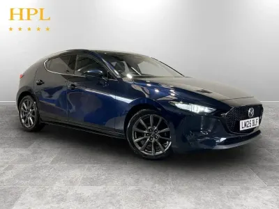 Used Mazda 3 Exclusive-Line 140 HP (102 kW) 2025 Blue Hatchback