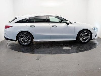 White Used 2021 Mercedes CLA200 Shooting Brake AMG line Estate | £23,490 (Expensive)