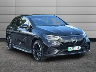 Used Mercedes EQE350 AMG line 211 kW (288 HP) 2025 Black SUV