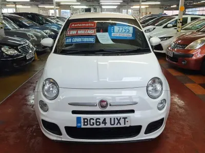 Used Fiat 500 S 69 HP (50 kW) 2014 White Hatchback