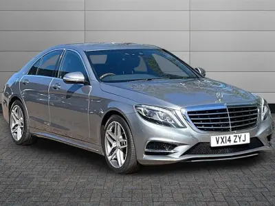 Begagnad Mercedes S350 AMG line 258 HK (189 kW) 2014 Silver Sedan
