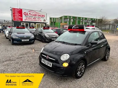 Used Fiat 500 S 69 HP (50 kW) 2013 Black Hatchback