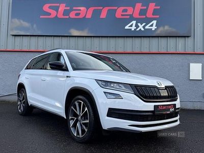White Used 2019 Skoda Kodiaq SportLine SUV | £22,995 (Expensive)