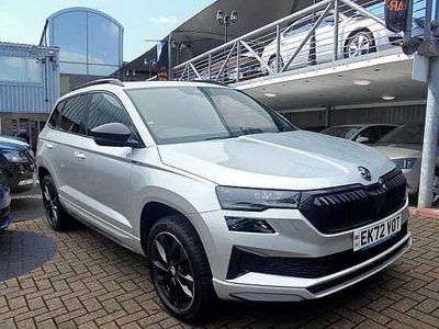 Used Skoda Karoq SportLine 150 HP (110 kW) 2022 Silver SUV