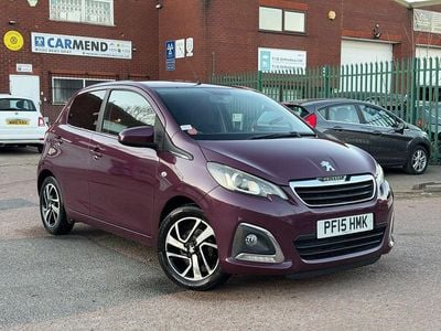 Used Peugeot 108 Allure 82 HP (60 kW) 2015 Mauve/purple Hatchback