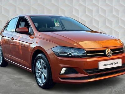 Orange Used 2018 VW Polo SE Hatchback | £8,675 (Fair price)