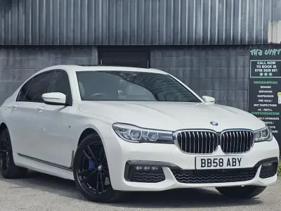 Used BMW 740L M Sport 2018 White Sedan