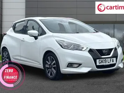 Used Nissan Micra Acenta Limited Edition 90 HP (66 kW) 2019 White Hatchback