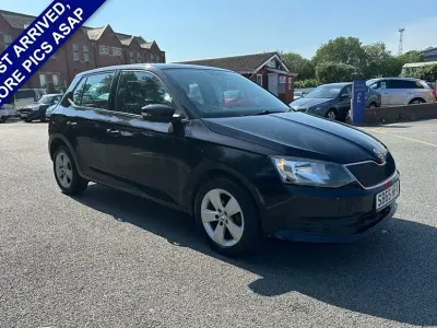 Used Skoda Fabia SE 90 HP (66 kW) 2015 Black Hatchback