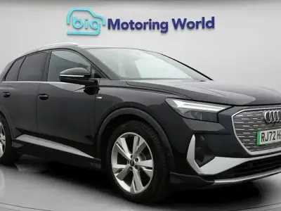 Used Audi Q4 e-tron S-Line 125 kW (170 HP) 2022 Black SUV