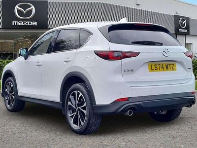 Begagnad Mazda CX-5 Exclusive-Line 165 HK (121 kW) 2024 Vit SUV