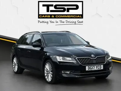 Used Skoda Superb SE L Executive 190 HP (139 kW) 2017 Black Estate