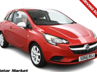 Used Vauxhall Corsa 75 HP (55 kW) 2016 Red Hatchback