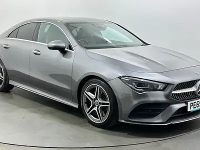 Used Mercedes CLA220 AMG line 190 HP (139 kW) 2019 Grey Coupe