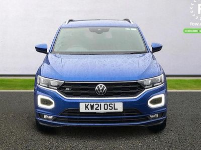 Used VW T-Roc R-line 150 HP (110 kW) 2020 Blue SUV