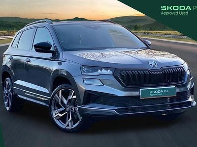 Used Skoda Karoq SportLine 150 HP (110 kW) 2025 Graphite grey metallic SUV