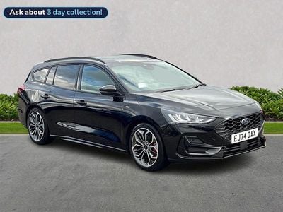 Black Used 2024 Ford Focus ST-Line X Estate | £21,750 (A bit pricey)