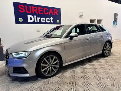 Used Audi A3 S-Line 190 HP (139 kW) 2017 Silver Hatchback