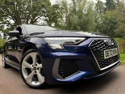 Used Audi A3 S-Line 2022 Blue Sedan