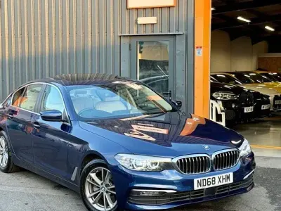 Used BMW 520 190 HP (139 kW) 2018 Blue Sedan