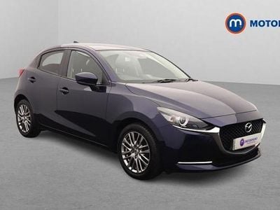 Begagnad Mazda 2 Inclusive 90 HK (66 kW) 2021 Blå Halvkombi