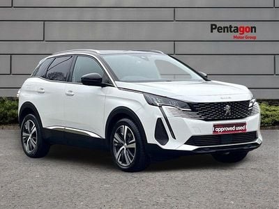 White Used 2022 Peugeot 3008 Allure+ SUV | £18,495 (Fair price)